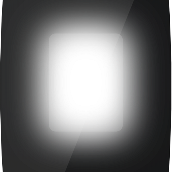 Luminária Luz De Emergência Led Embutir 4x2 Preto