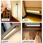 Luminária Luz Led Sensor Movimento Recarregavel Armário 40cm