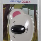 Luminária Luz Noturna Coala Infantil Abajur Parede Exatron St