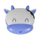 Luminária Luz Noturna Vaquinha Infantil Abajur Parede Exatron