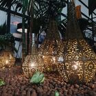 Luminária Marroquina - Preto - 80 Cm