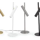 Luminária Mesa / Abajur Moderno Metálico Slim P/1 Mini Dicroi