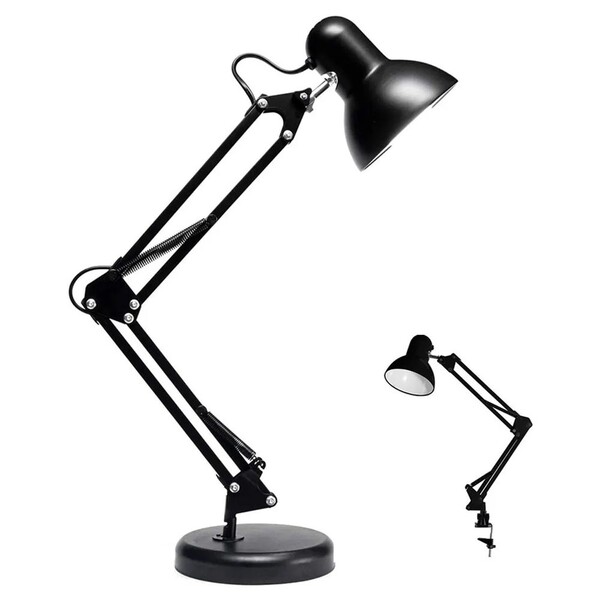 Luminaria Mesa Articulada Garra  Escritorio Regulavel 2 Em 1