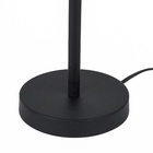 Luminária de Mesa Color AL Ø220mm Cabo PP 1xE27 - Preto Liso