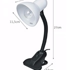 Luminária Mesa Garra Presilha Bivolt Estante Quarto Branco