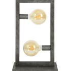 Luminária Mesa Linear Industrial Metálica P/ 2 Lâmpadas Chumb