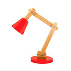 Luminária Mesa Madeira Cone Vermelha 1001-verm - Vesper