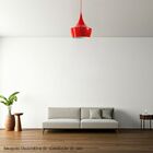 Luminaria Metal Cirque Tend Vermelho 1 Luz E14