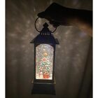 Luminaria Natal Natalino Globo De Neve Musical Lamparina Bone