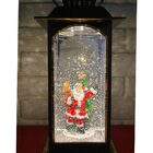 Luminaria Natal Natalino Globo De Neve Musical Lamparina Papa