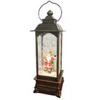 Luminaria Natal Natalino Globo De Neve Musical Lamparina Papa