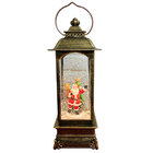 Luminaria Natal Natalino Globo De Neve Musical Lamparina Papa