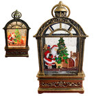 Luminaria Natalina Natal Musical Globo De Neve Lamparina Papa