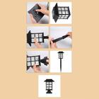 Luminaria Oriental Solar Espeto Kit 2 Unidades Led