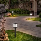 Luminaria Oriental Solar Kit 30 Und Spot Espeto Luz Jardim Il