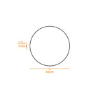 Luminária Painel LED de Sobrepor 32W Luz Neutra 22x22cm Frameless LLUM Bronzearte