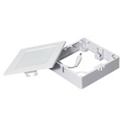 Luminária Painel LED de Embutir ou Sobrepor 6W Luz Amarela Inspire