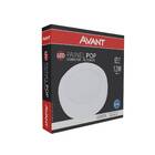 Luminária Painel LED de Sobrepor 12W Luz Branca Avant