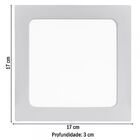 Luminária Painel Led Para Embutir Quadrado 12w 6500k Branco -