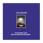 Luminária Painel Led Plafon Embutir Retangular 32x122cm 4000k