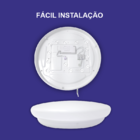 Luminária Painel Led Plafon Sobrepor 38x38 6500k