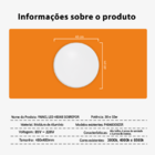 Luminária Painel Led Plafon Sobrepor 38x38 6500k