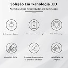 Luminária Painel Led Plafon Sobrepor Retangular 30x120cm 6500