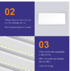 Luminária Painel Led Tipo Plafon Sobrepor 30x60 4000k