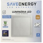 Luminária Painel Plafon Led Saveenergy De Sobrepor 25w Branco