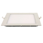 Luminária Painel Slim LED Blumenau Iluminação Embutir Quadrado 18W Luz Amarela Bivolt