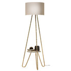 Luminária Para Quarto Com Cúpula Bege