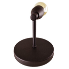 Luminária Parede Abajur Arandela Quarto Cama Alumínio Marrom