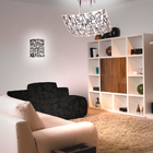 Luminária Parede Arandela Calha Textura Preto - 1314/ar Pt