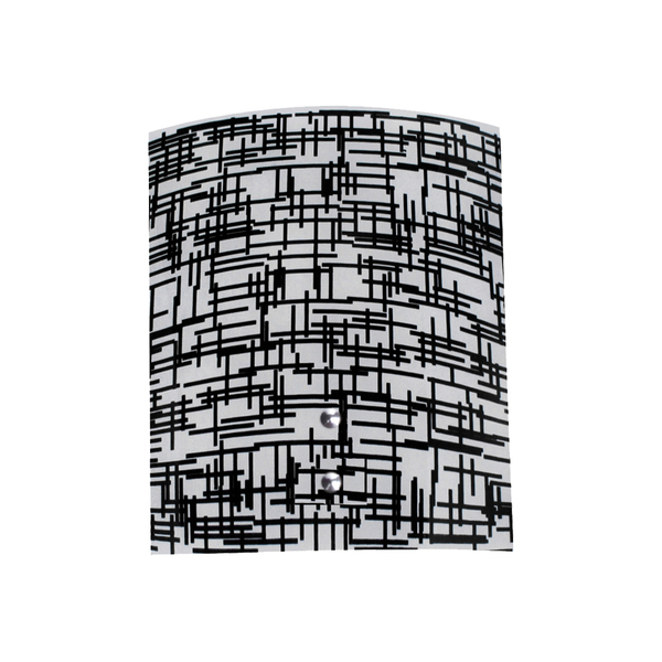 Luminária Parede Arandela Calha Textura Preto - 1314/ar Pt