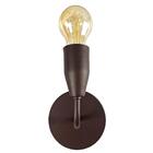 Luminária Parede Arandela Cama Vintage Retro Sala Marrom