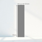 Luminária Parede Arandela Led Slim Indireta 33cm 220v Preto