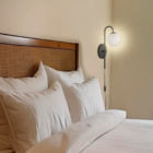 Luminária Parede Jabuticaba Interruptor Globo Vidro Preto