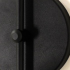 Luminária Parede Jabuticaba Interruptor Globo Vidro Preto