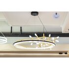 Luminária Pendente 1xled 36w Dollage Preto