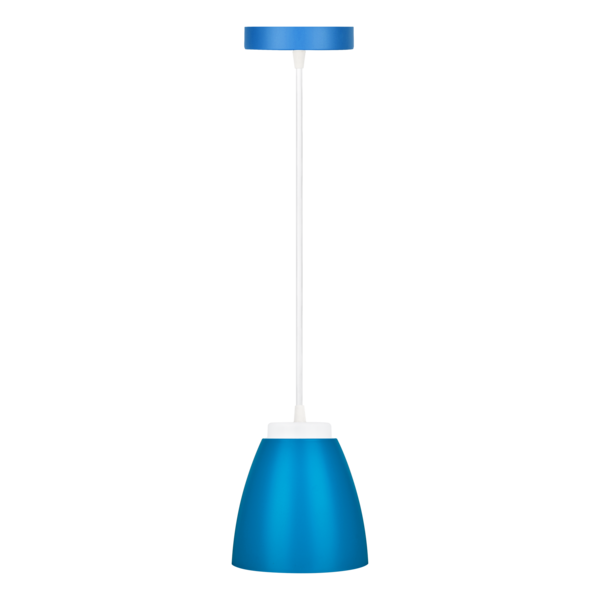 Luminária Pendente  Led 9w 6,5k Azul Biv Kian