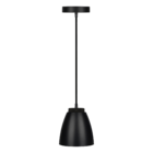 Luminária Pendente  Led 9w 6,5k Preto Biv Kian