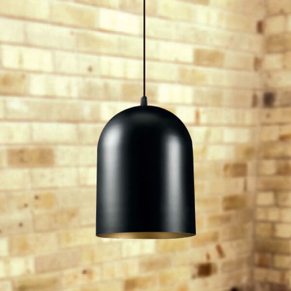 Luminaria Pendente Aluminio 25cm T201 Golden Art