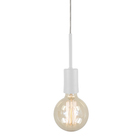 Luminária Pendente Alumínio Quarto Moderno Cozinha Branco