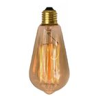 Luminária Pendente Aramado  Lustre Gaiola Preto + Lâmpada Vin