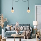 Luminária Pendente Aranha 2 Fios