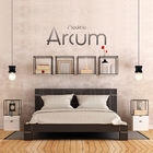 Luminária Pendente Arcum G Madeira E27 Preto Moderno