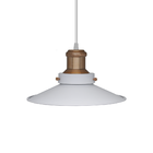 Luminária Pendente Área De Lazer Factory Vintage 22cm Branco