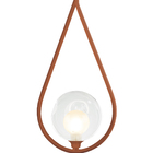 Luminária Pendente Aro Gota Harmony Cobre Magnifico