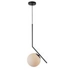 Luminária Pendente Avant Pérola Brinco Max E27 Preto Fosco Bi