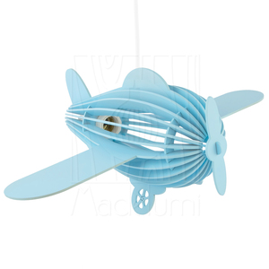 Luminária Pendente Avião Teco Teco Infantil Azul Claro E27 | Leroy Merlin